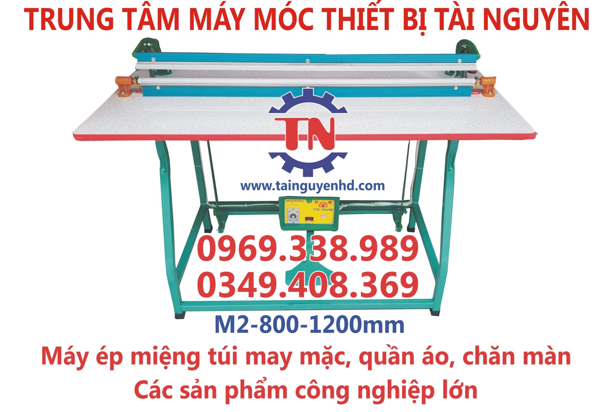 Máy ép miệng túi may mặc, quần áo, chăn màn Các sản phẩm công nghiệp lớn